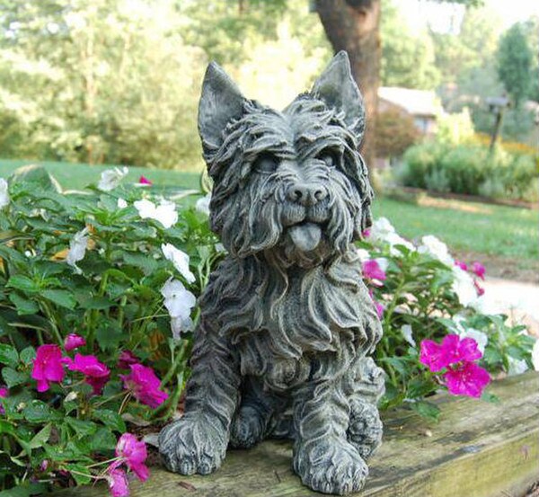 Oliver Terrier Westie Dog Breed of Statuary amazingly life-like terrier highland